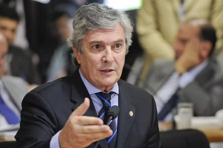Fernando Collor foi presidente do Brasil. — Foto: José Cruz/Agência Senado