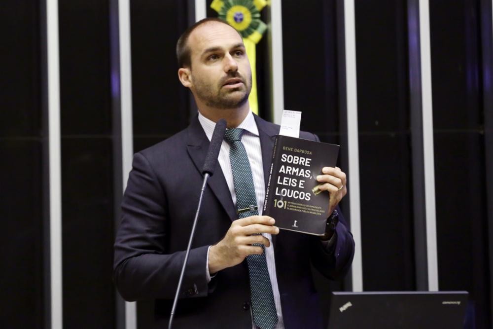 O deputado federal Eduardo Bolsonaro (PL-SP). Crédito: Michel Jesus/Câmara dos Deputados